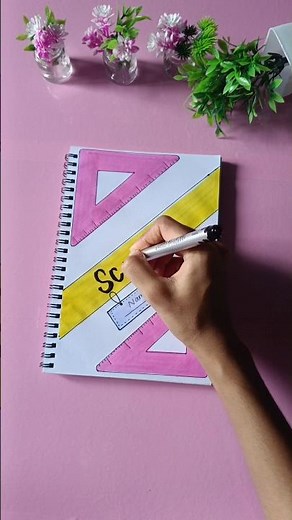 Simple and stunning front page design ideas for science #frontpage #coverpage #shorts