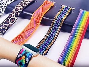 Elastic Nylon Apple Watch Band | Series 11, 10, 9, 8, 7, 6, 5, 4, 3, 2, ULTRA, 38MM, 40MM, 41MM, 42MM, 44MM, 45MM, 46MM 49MM | Iwatch Band - Etsy