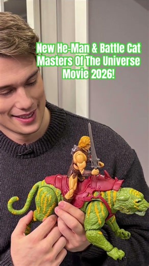 New He-Man & Battle Cat Toys Masters Of The Universe Movie 2026 #mastersoftheuniversemovie #motu