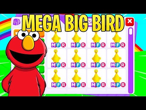 elmo trades mega neon big bird (adopt me)