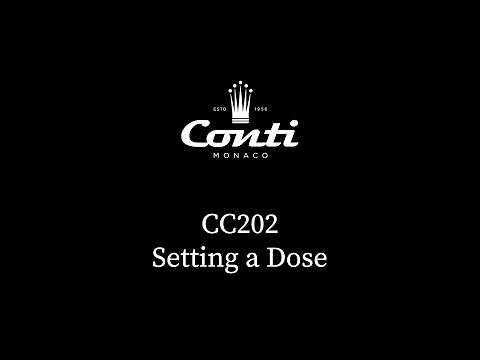 Conti CC202- Setting a coffee dose