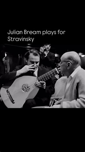 Julian Bream plays Dowland’s Flow My Tears for Stravinsky | History of Music