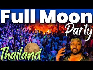 Full Moon Party Koh Phangan | Haad Rin Beach Madness 2025 🌕 | Ultimate Thailand Nightlife Experience
