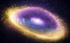 A symphony of glowing particles coming together to create stunning transitions that take the audience on a visual journey.