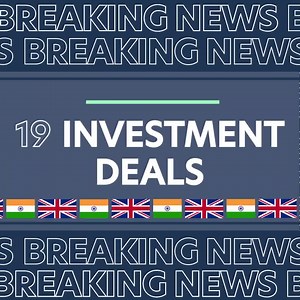 Today we’re announcing £1bn of trade and investment deals with India. 🇬🇧 🇮🇳 Creating 6,500 UK jobs. A strong foundation for a future Free Trade Agreement. Read more: https://www.gov.uk/government/news/prime-minister-announces-1-billion-of-new-uk-india-trade | UK Business and Trade