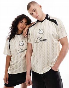 Puma Archive print Football jersey in white & black - exclusive to ASOS  | ASOS