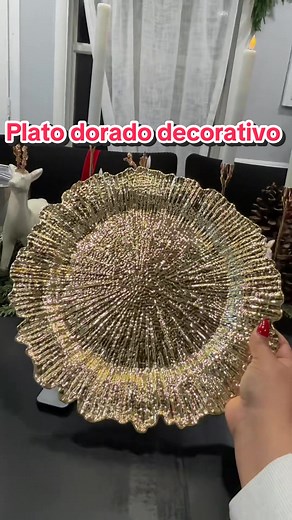 Decorative Gold Charger Plates for Events