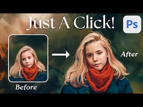 Photoshop: Turn Photos into Paintings with a Click!