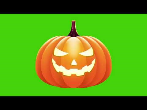 Halloween Green Screen Pumpkin [FREE to USE] 4K UHD