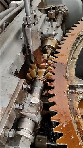Big Ring Spur Gear #shorts #gears #machine