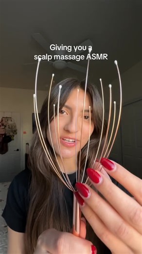 ASMR Liz on Instagram: "Giving you a scalp massage ASMR #asmr #headmassage #relaxingvideo #sleep #tingles"