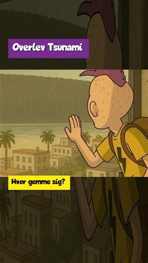 Overlev Tsunami. Hvor gemme sig?