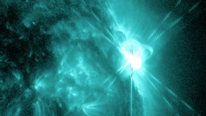 Sun blasts strong M7.9 solar flare viewed from NASA spacecraft
