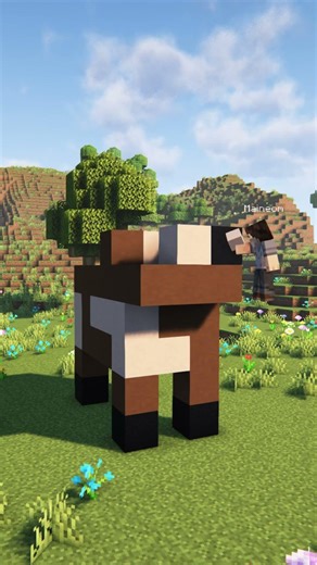🔥 Cow Statue in Minecraft