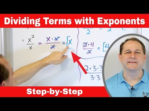 Dividing Terms with Exponents