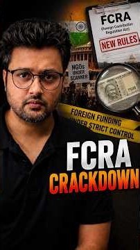 FCRA BILL: Foreign Funding Par Crackdown? #shorts