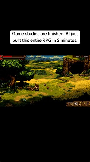 The landscape of game development is shifting. This entire pixel-art RPG world was generated by Onetap’s AI in just two minutes, handling everything from the environment design to the functional UI elements. You no longer need a full studio or years of coding experience to build a playable world. By translating text prompts into interactive games, Onetap is making game creation accessible to anyone with an idea. Experience the future of development for yourself. Link in bio to try Onetap. #Oneta