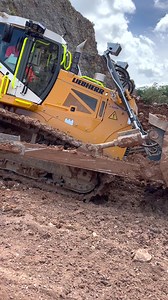 A new Liebherr PR736 pushing muck into a worked out void at a quarry in Wales. | RPA Media