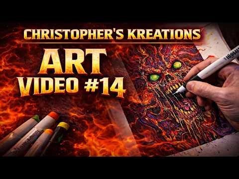 ART VIDEO #14 | Christopher’s Kreations – Original Psychedelic Artwork