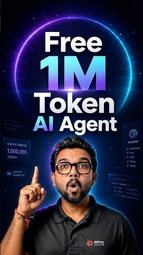 Free 1M Token AI Agent #AI #Coding #Programming