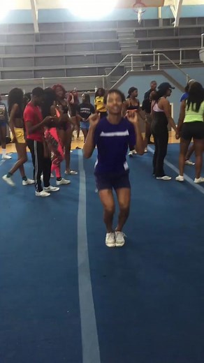 It’s all about the Technique and Form GO Jags💛! #cheer #tumbling #cheerleading #hbcucheer #fyp #foryoupage #standingfullcheck #malecheerleader