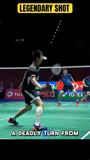 Hendra Setiawan’s Legend Shot - Deadly Cross #badminton #sports