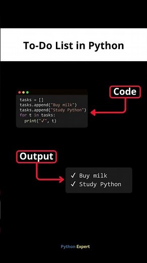 Build a To-Do List App in Python in Seconds! 📝🐍 | Beginner Python Project #developer #programming