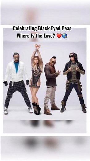 Celebrating Black Eyed Peas | Where Is the Love? ❤️🌎