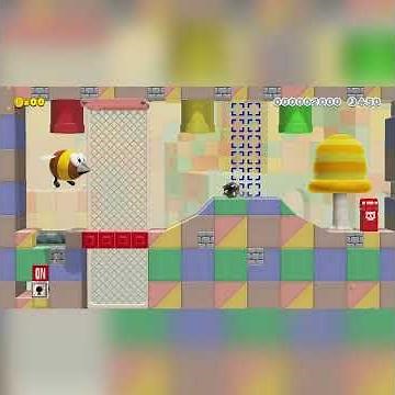 ☆Bullet Bill X Spike Game★ by Dip№DTSM #shorts 🍄Super Mario Maker 2 Switch No Commentary #dqm