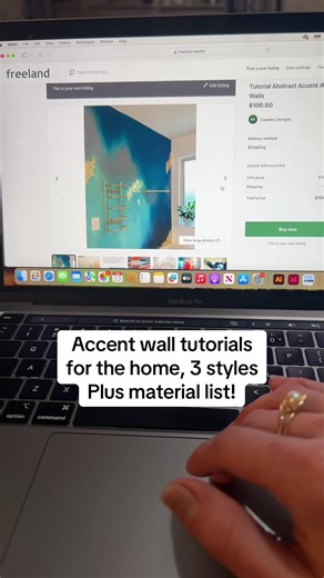 @freeland thank you for the platform to sell! Hopefully an Art Gold Leaf tutorial is allowed to be listed!
