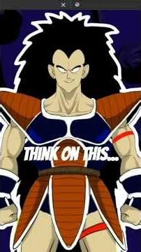 Raditz should've thought of a better strategy when approaching goku