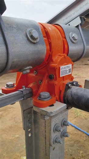 ⚙️ Solar Tracker Gear Drive Working Smoothly | Precision in Motion 🌞