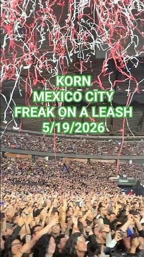 Huge KoRn Show in Mexico City! Crazy Crowd!