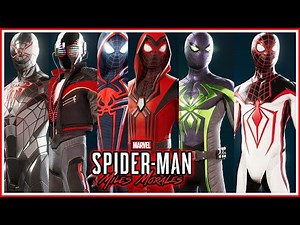 ALL 19 Suits of Spider-Man: Miles Morales - Playstation 5
