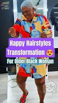 #Hairstyles for Mature Black African American Women | Beautiful #haircut #hair #shorts