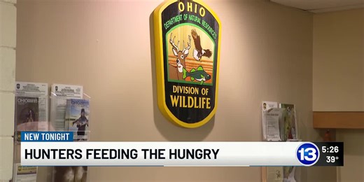 Donating deer to feed the hungry