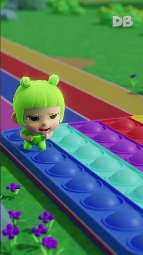 Pop-It Color Race with Baby DB | D Billions #shorts #db