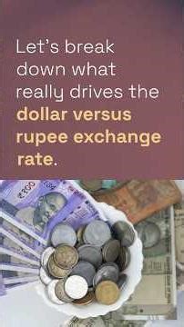 Dollar Vs Rupee: Why Does the Rupee Fall? | Exchange Rate | Supply and Demand | Economics