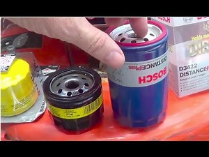 Giant Oil change Filter on V twin Briggs D3422 Bosch Ariens mower