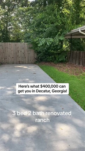 Check out this renovated ranch in Decatur, Georgia! Here’s what you can purchase with a price range of $300-$400,000 in Georgia. Presented by Joe thompson of Bhhs - Chyna Hardeman, Realtor Chyna.hardeman@Bhhsgeorgia.com #atlantarealestate #atlantarealtor #atlantarealestateagent #atlantarealestateagents #atlanta #atlantageorgia #decatur #decaturga #georgiarealtor #georgiarealestate #georgiarealestateagent #atlantarenovation #atlantarealestateinvestor