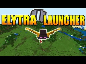 Minecraft Bedrock: Elytra Launcher, Propulsor de Elytra