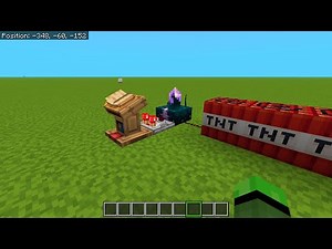 Minecraft bedrock, advanced ore tnt trap tutorial.