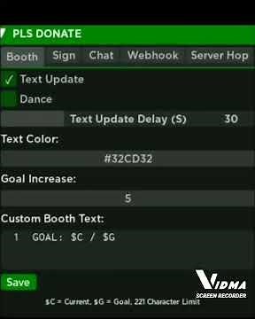 Pls donate script *pastebin*