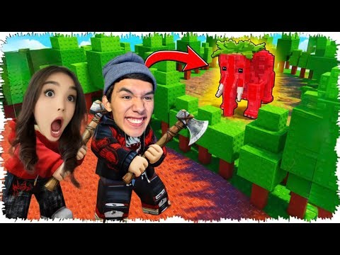 😱Асека Екеуміз Қалың Орманның Ішінен Адасқан Брейнроттарды Құтқардық! Chop Trees for Brainrots!