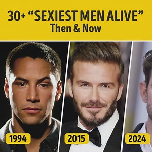 30 “Sexiest Men Alive” Then & Now | Smart is the New Sexy