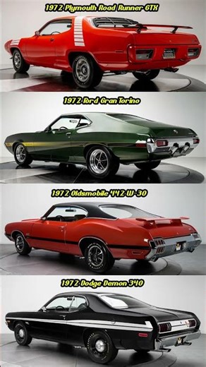 Road Runner GTX, Gran Torino, 442 W-30 or Demon 340?