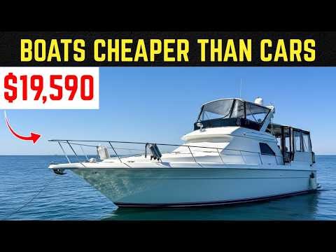 10 BIG Boats You Can Buy for the Price of a Car.
