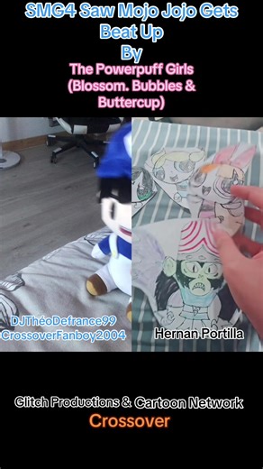 #duo avec @Hernan Portilla Jr. SMG4 Saw Mojo Jojo Gets Beat Up By The Powerpuff Girls #DJThéoMultiversePlushCrossoverFanboy0002 #GlitchProductions #SMG4 #CartoonNetwork