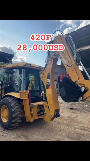 5K views · 51 reactions | New 420F backhoe excavator, Cummins engine, 4-in-1 bucket, telescopic arm, with side shift function, air conditioning function, the price is only $28,000, contact me for more information #CAT420F #420F # backhoe #Caterpillar420 | Jamie Youding Machinery | Facebook