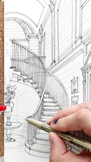 Rob B on Instagram: "😍🤩 #bkartchitect #art #perspective #drawing #illustration #tutorial #learn"